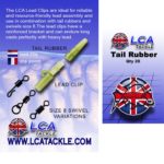 LCA TACKLE TAIL RUBBER GREEN(20 UNIDADES) TRTG