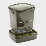 TRAKKER OLIVE SQUARE CONTAINER IN TRAY 13L 216113