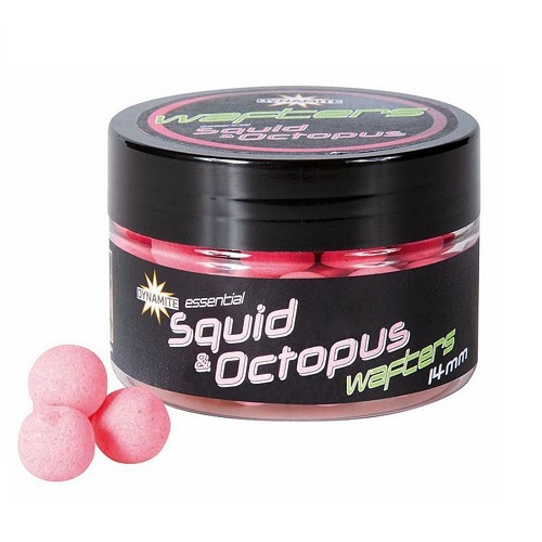 DYNAMITE BAITS FLURO WAFTERS SQUID & OCTOPUS 14MM DY1600